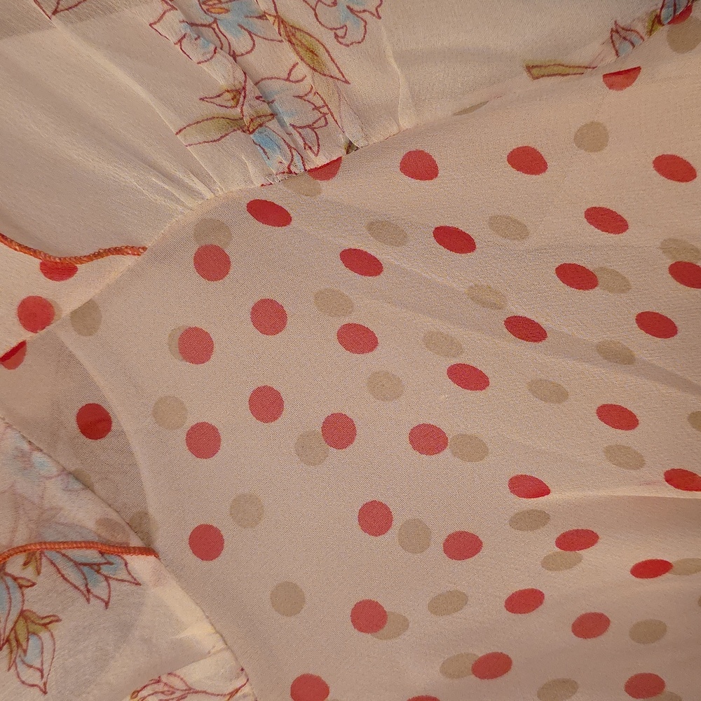 J. Jill Floral High Low Dress - Pink and Yellow - Picture 5 of 6